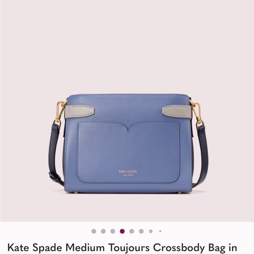 Kate Spade Lavender/gray Crossbody/shoulder Bag